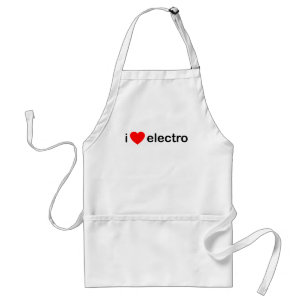 I Heart Electro Standard Apron