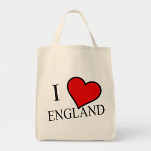 I Heart England bk gtcnt Tote Bag