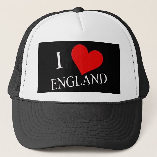 I Heart England wt tht Trucker Hat (Front)