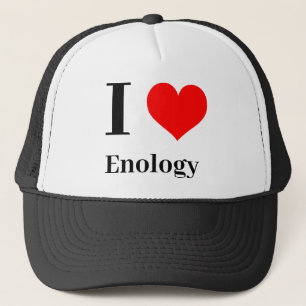 I heart Enology Trucker Hat
