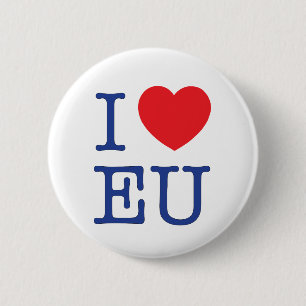 "I Heart EU" Badge / Pin / button