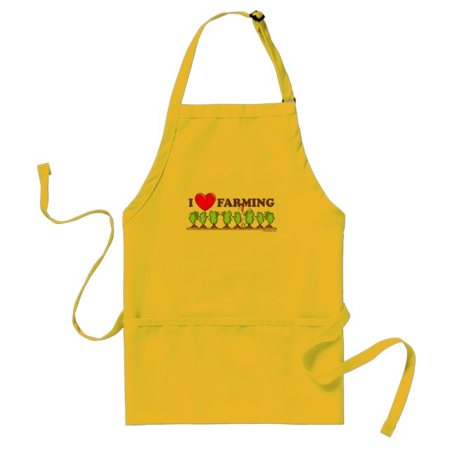 I Heart Farming Standard Apron (Front)