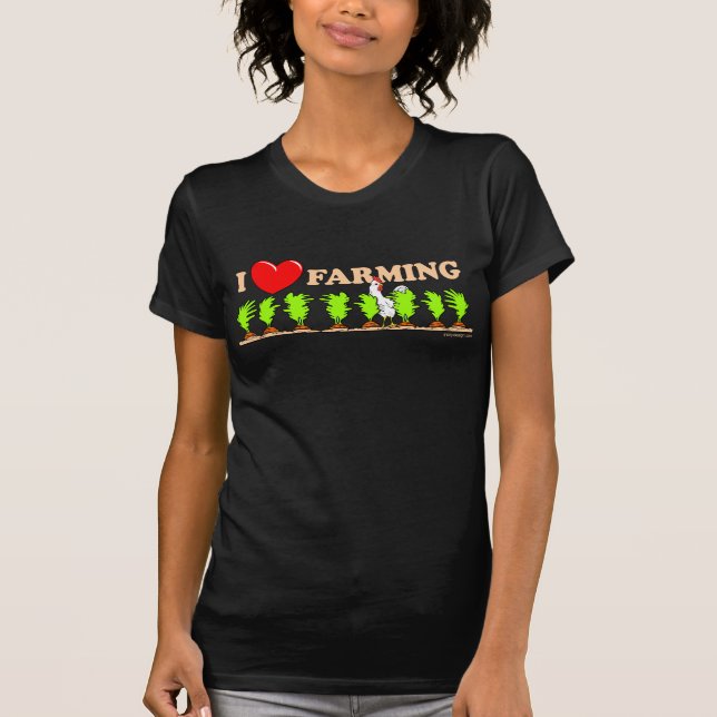 I Heart Farming T-Shirt (Front)