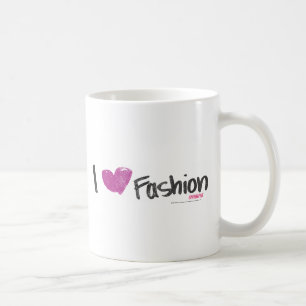 I Heart Fashion Aqua Coffee Mug