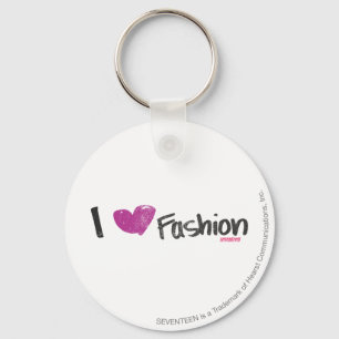 I Heart Fashion Aqua Key Ring