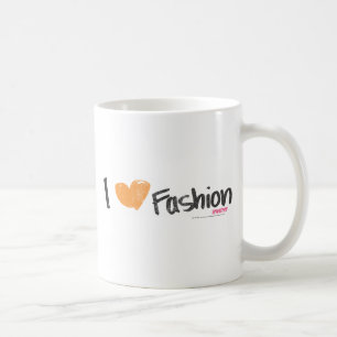 I Heart Fashion Orange Coffee Mug