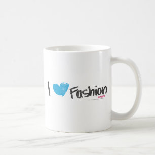 I Heart Fashion Yellow Coffee Mug