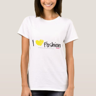 I Heart Fashion Yellow T-Shirt