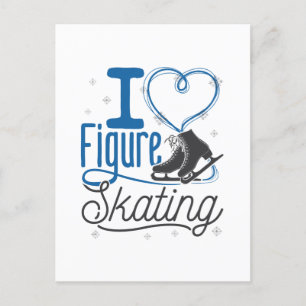 I Heart Figure Skating Postcard