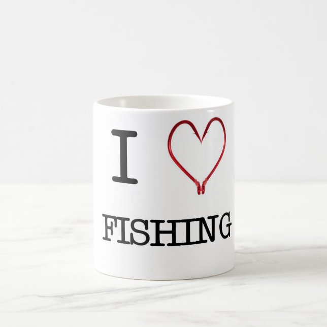 I [Heart] Fishing Mug (Center)