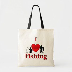 I Heart Fishing Tote Bag