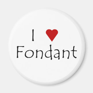 I Heart Fondant Magnet