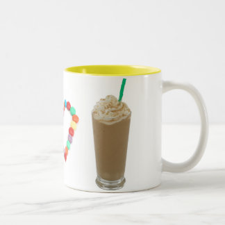 I Heart Frappuccinos Two-Tone Coffee Mug