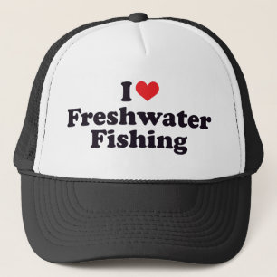 I Heart Freshwater Fishing Trucker Hat