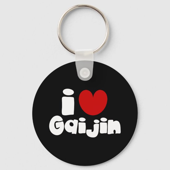i heart Gaijin Key Ring (Front)