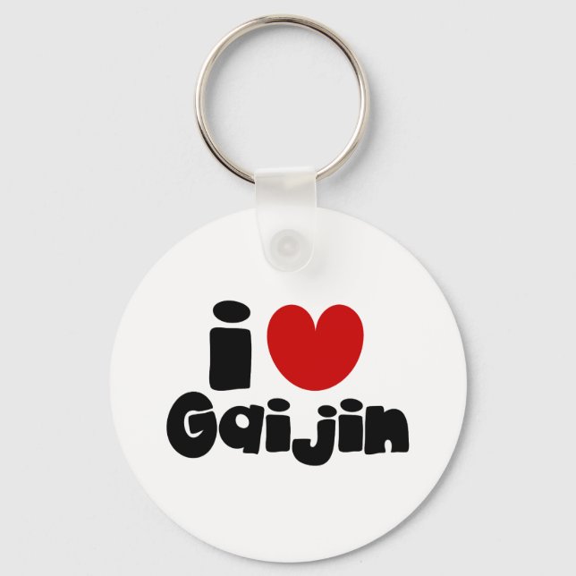 i heart Gaijin Key Ring (Front)
