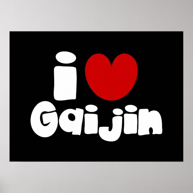 i heart Gaijin Poster (Front)
