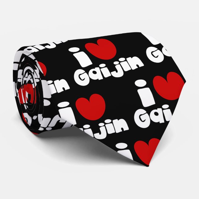i heart Gaijin Tie (Rolled)