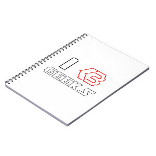 I Heart Geeks ASCII ART Notebook