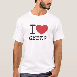 I HEART GEEKS customisable T-Shirt