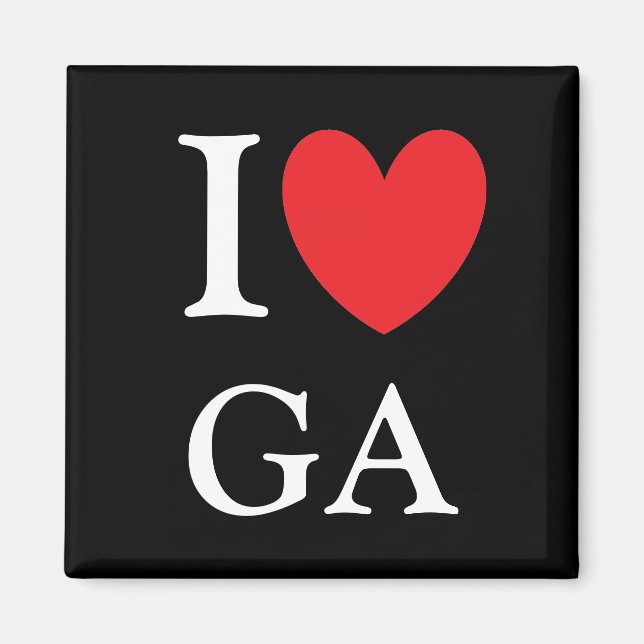I Heart Georgia Magnet (Front)