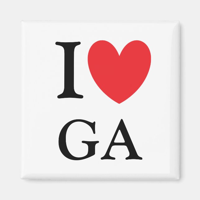I Heart Georgia Magnet (Front)