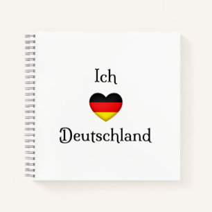 "I heart Germany" German Pride World Traveller Notebook