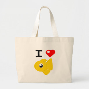 I Heart Goldfish Plushies Tote
