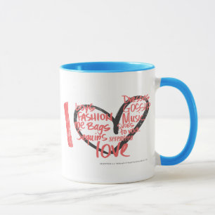I Heart Graffiti Pink Mug