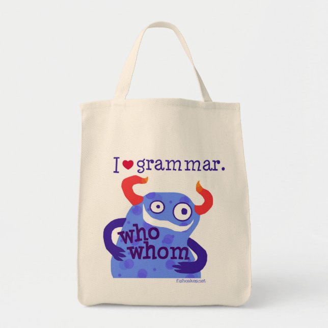 I heart Grammar -- bags (Front)