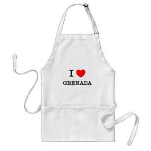 I HEART GRENADA STANDARD APRON