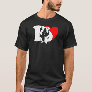 I Heart Guinea Pigs I Love Guinea Pigs Cavy T-Shirt
