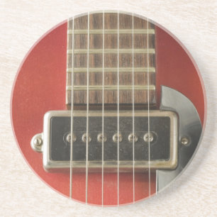 I Heart Guitars Coaster