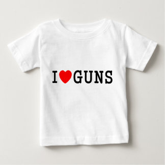 I Heart Guns Baby T-Shirt