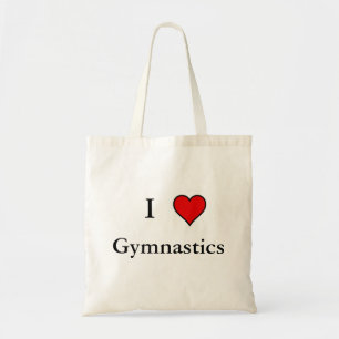 I Heart Gymnastics Tote Bag