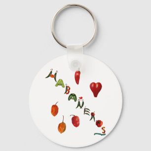 I Heart Habaneros Key Ring