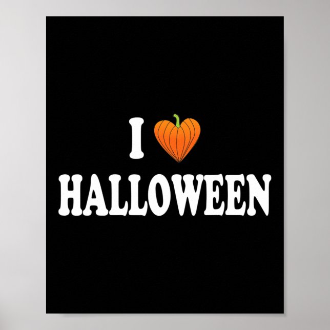 I Heart Halloween Costume  Poster (Front)
