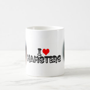 I (heart) hamsters coffee mug
