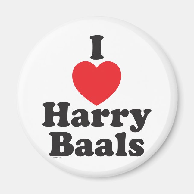 I 'Heart' Harry Baals Magnet (Front)