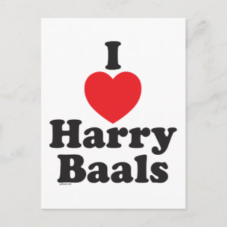 I 'Heart' Harry Baals Postcard