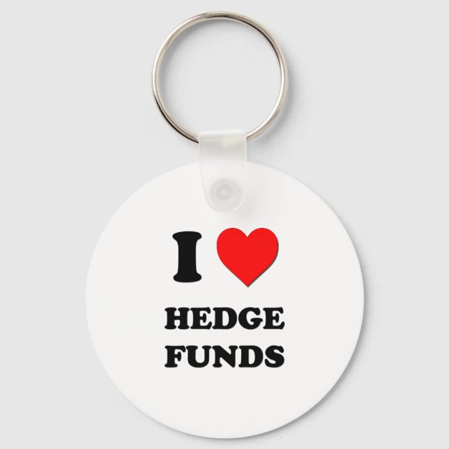 I Heart Hedge Funds Key Ring (Front)