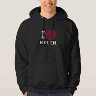 I Heart Helen First Name I Love Helen Personalised Hoodie