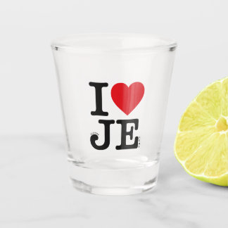 I HEART HIM SHOT GLASS