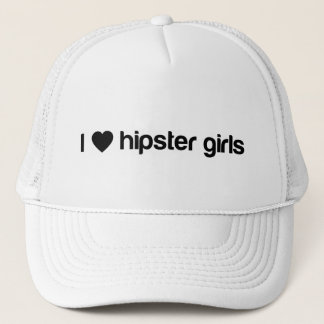 I (heart) hipster girls trucker hat
