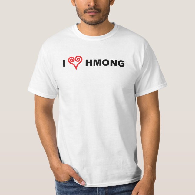I Heart Hmong T-Shirt (Front)