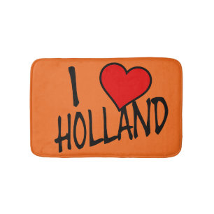 I Heart Holland bk on or bmcnt Bath Mat