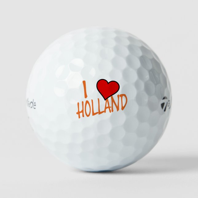 I Heart Holland or on wt tmtp5 gbcnt Golf Balls (Front)