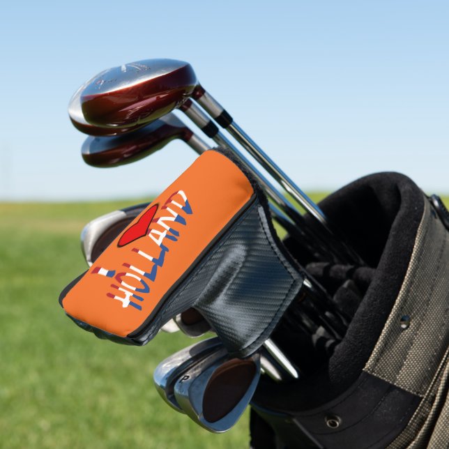 I Heart Holland overlay on or pccnt Golf Head Cover (In Situ)