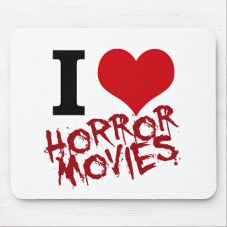 I Heart Horror Movies Mouse Pad