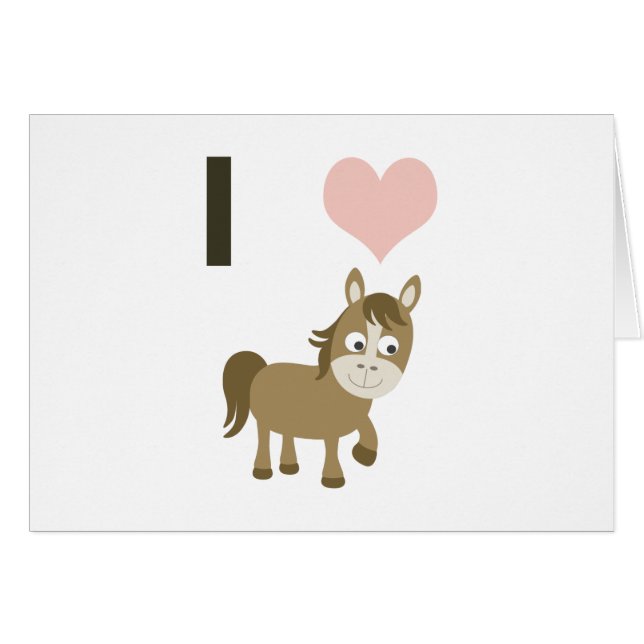 I heart horses (Front Horizontal)